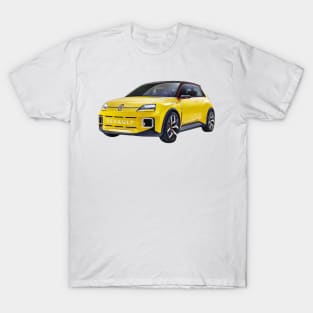 Renault 5 Electric Concept Cartoon T-Shirt